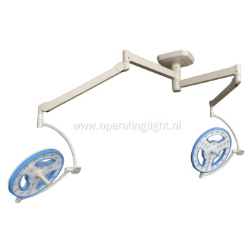 Dual head hollow led surgical lamp